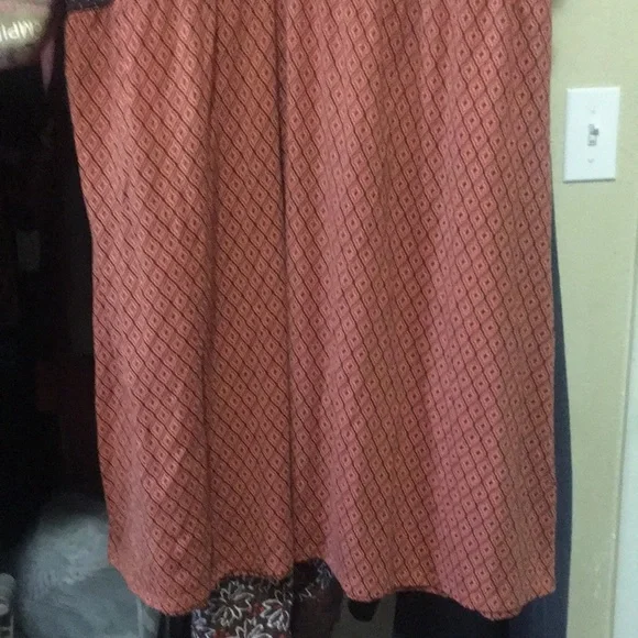 3xl orange and black pattern dress so cute so summer and spring 😊 - Picture 2 of 6